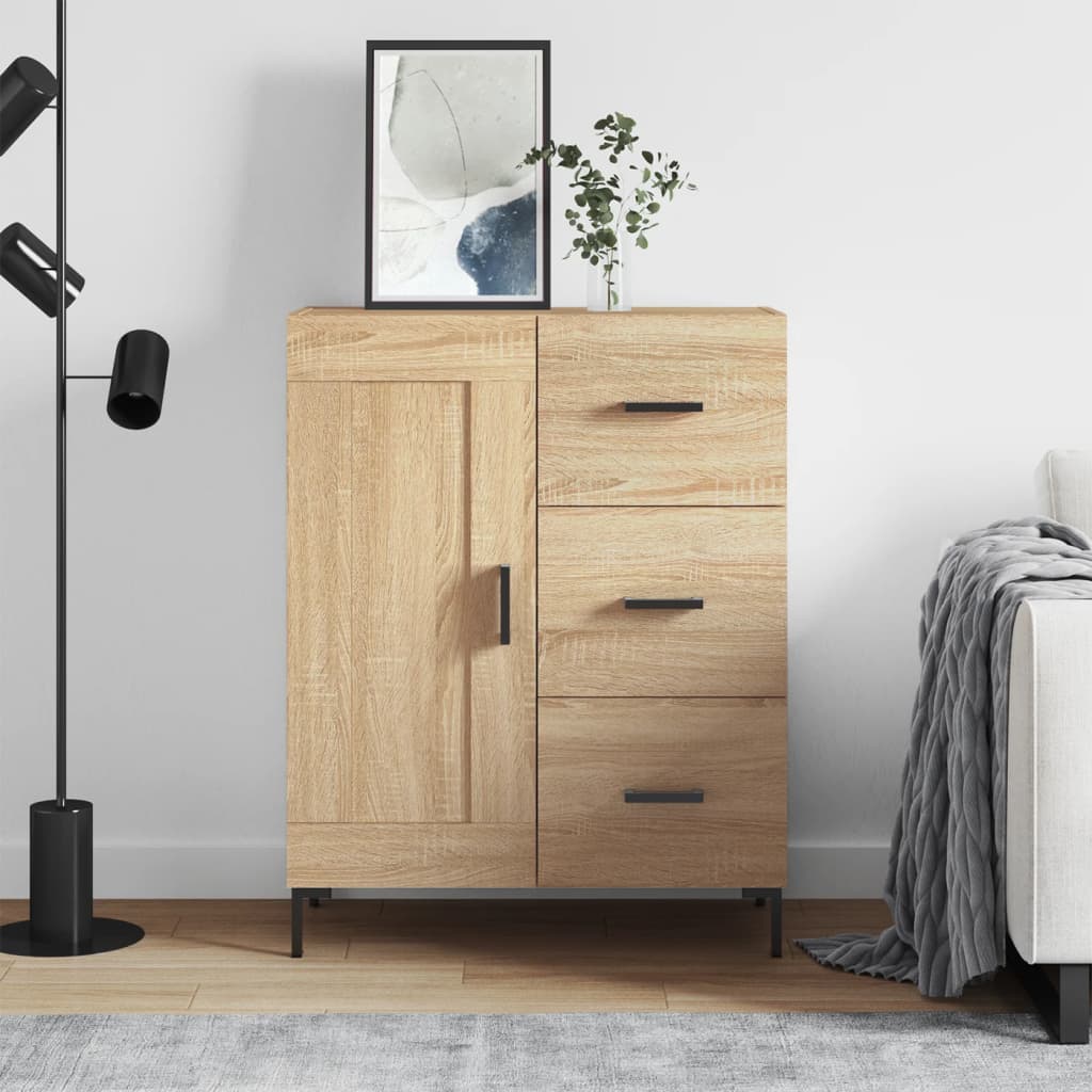 Sideboard Sonoma Oak 69.5x34x90 cm Engineered Wood