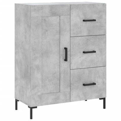 Sideboard Concrete Grey 69,5x34x90 cm Engineered Wood
