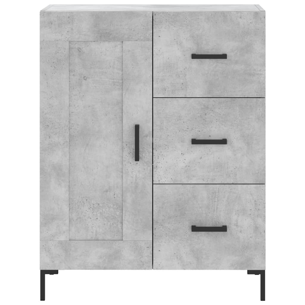 Sideboard Concrete Grey 69,5x34x90 cm Engineered Wood