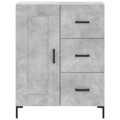 Sideboard Concrete Grey 69,5x34x90 cm Engineered Wood