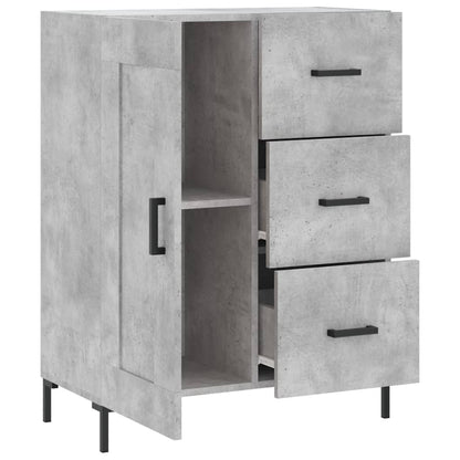 Sideboard Concrete Grey 69,5x34x90 cm Engineered Wood