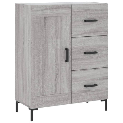 Sideboard Grey Sonoma 69,5x34x90 cm Engineered Wood