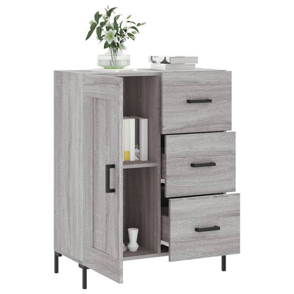 Sideboard Grey Sonoma 69,5x34x90 cm Engineered Wood