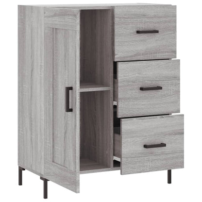 Sideboard Grey Sonoma 69,5x34x90 cm Engineered Wood