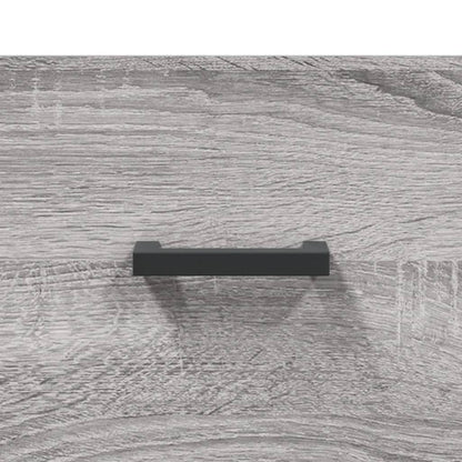 Sideboard Grey Sonoma 69,5x34x90 cm Engineered Wood