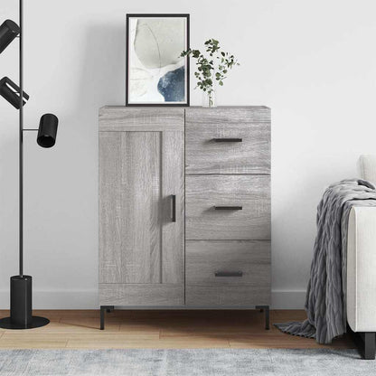 Sideboard Grey Sonoma 69,5x34x90 cm Engineered Wood
