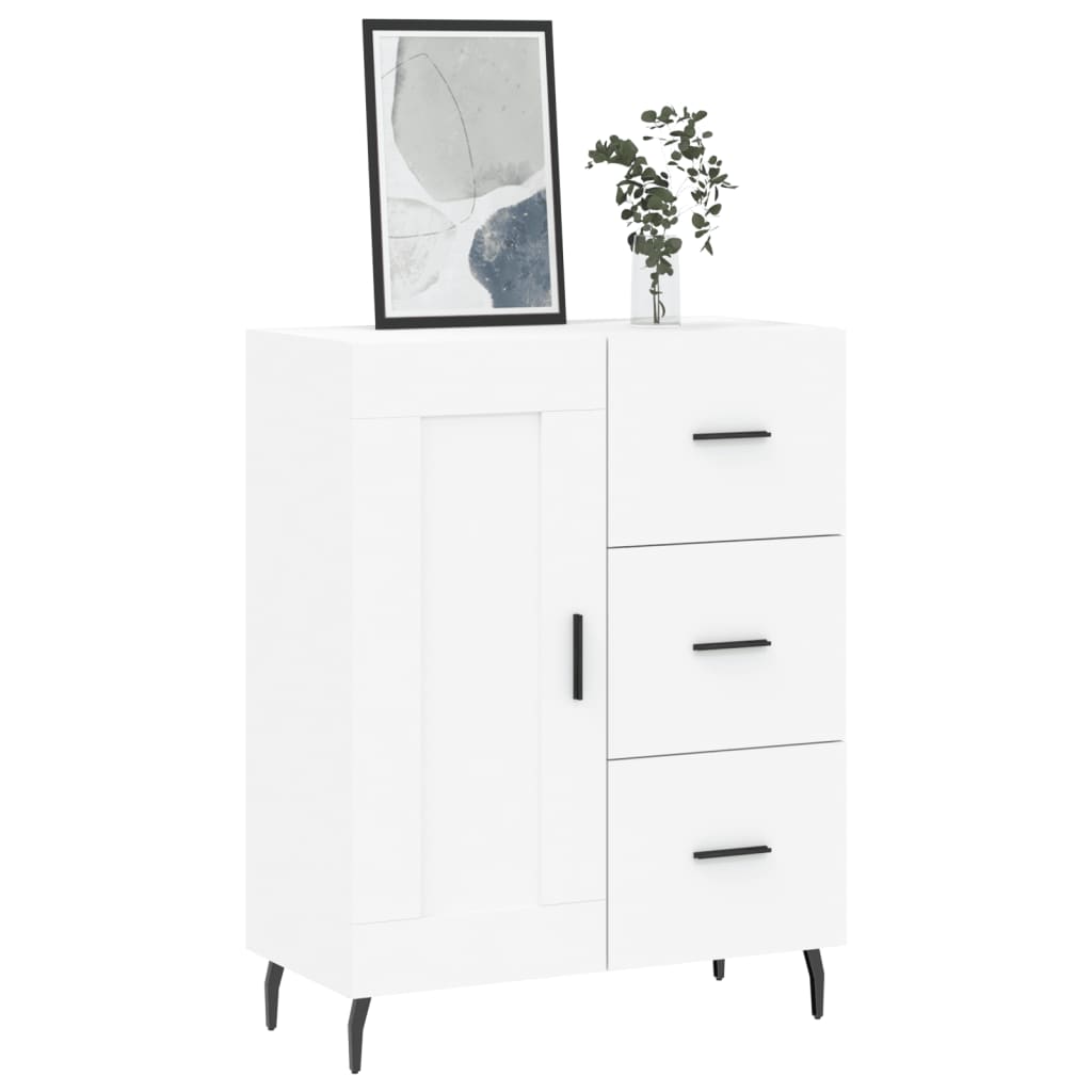 Sideboard White 69,5x34x90 cm Engineered Wood