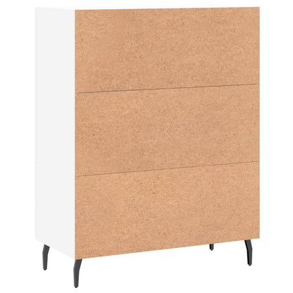Sideboard White 69,5x34x90 cm Engineered Wood