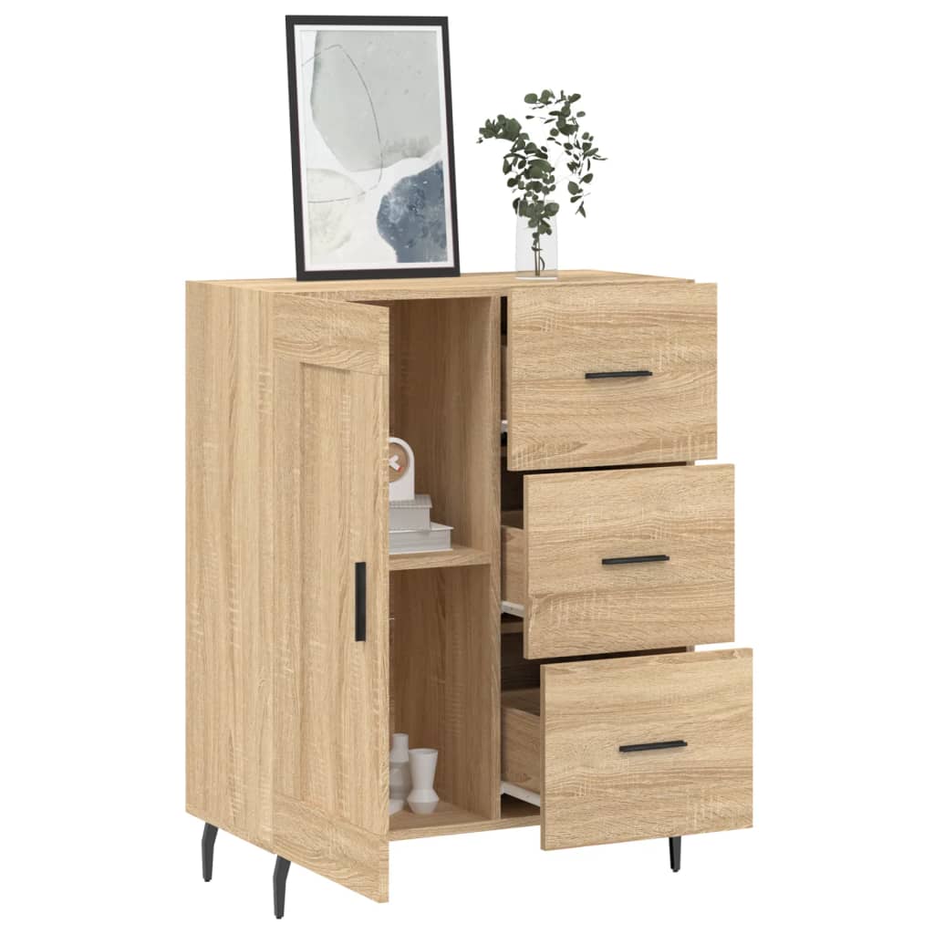 Sideboard Sonoma Oak 69.5x34x90 cm Engineered Wood