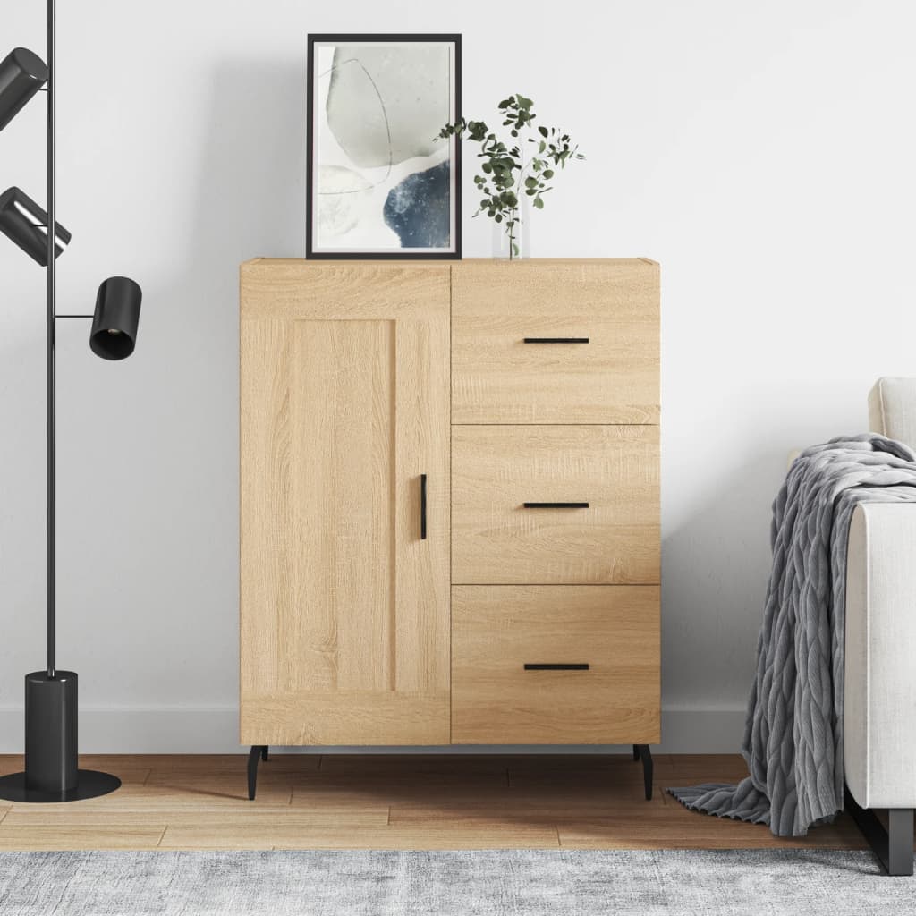 Sideboard Sonoma Oak 69.5x34x90 cm Engineered Wood