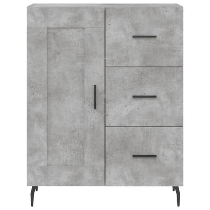 Sideboard Concrete Grey 69,5x34x90 cm Engineered Wood