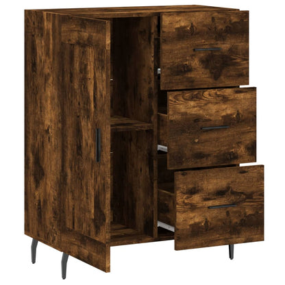 Sideboard Smoked Oak 69.5x34x90 cm Engineered Wood