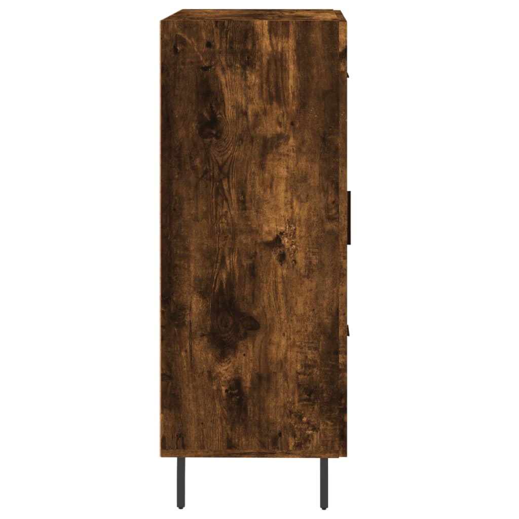 Sideboard Smoked Oak 69.5x34x90 cm Engineered Wood