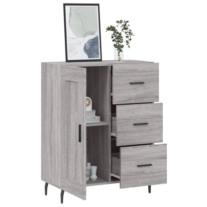 Sideboard Grey Sonoma 69.5x34x90 cm Engineered Wood