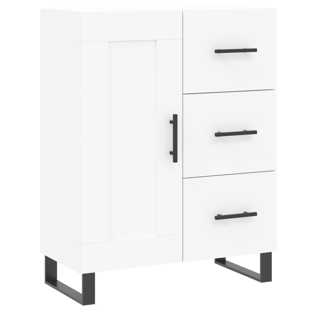 Sideboard White 69.5x34x90 cm Engineered Wood