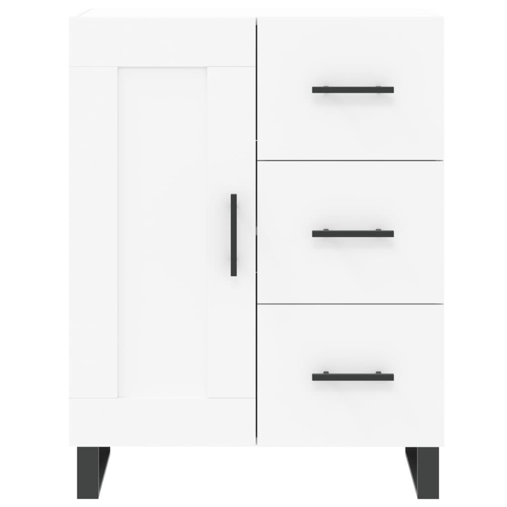 Sideboard White 69.5x34x90 cm Engineered Wood