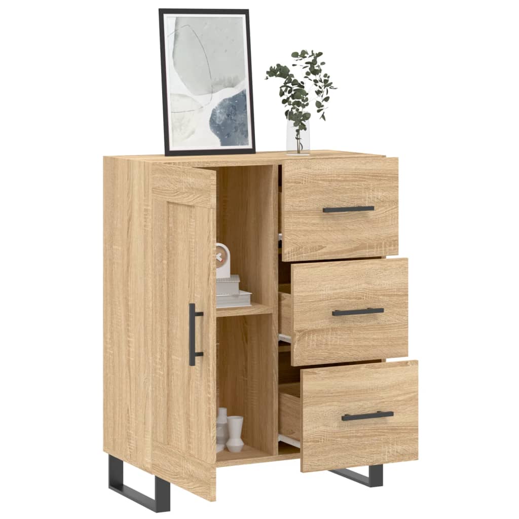 Sideboard Sonoma Oak 69.5x34x90 cm Engineered Wood