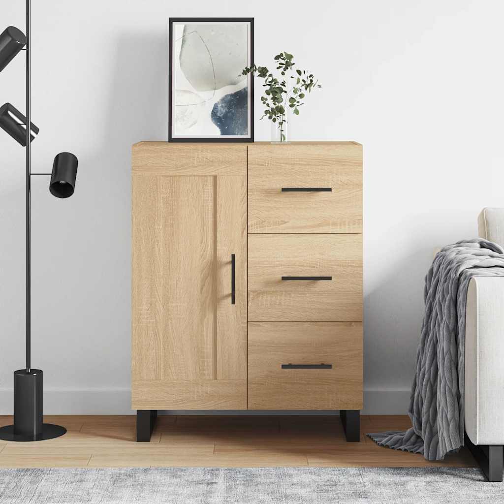 Sideboard Sonoma Oak 69.5x34x90 cm Engineered Wood
