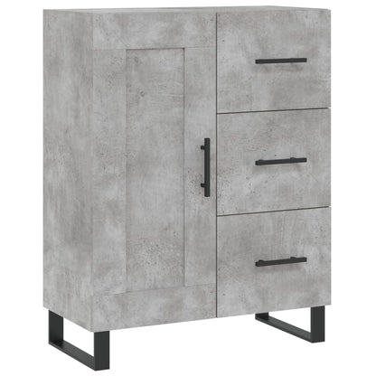 Sideboard Concrete Grey 69.5x34x90 cm Engineered Wood