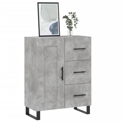 Sideboard Concrete Grey 69.5x34x90 cm Engineered Wood