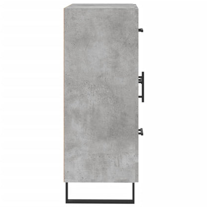 Sideboard Concrete Grey 69.5x34x90 cm Engineered Wood