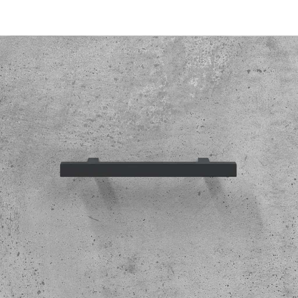 Sideboard Concrete Grey 69.5x34x90 cm Engineered Wood