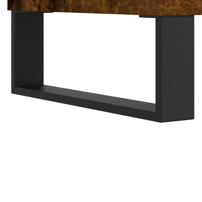Sideboard Smoked Oak 69,5x34x90 cm Engineered Wood