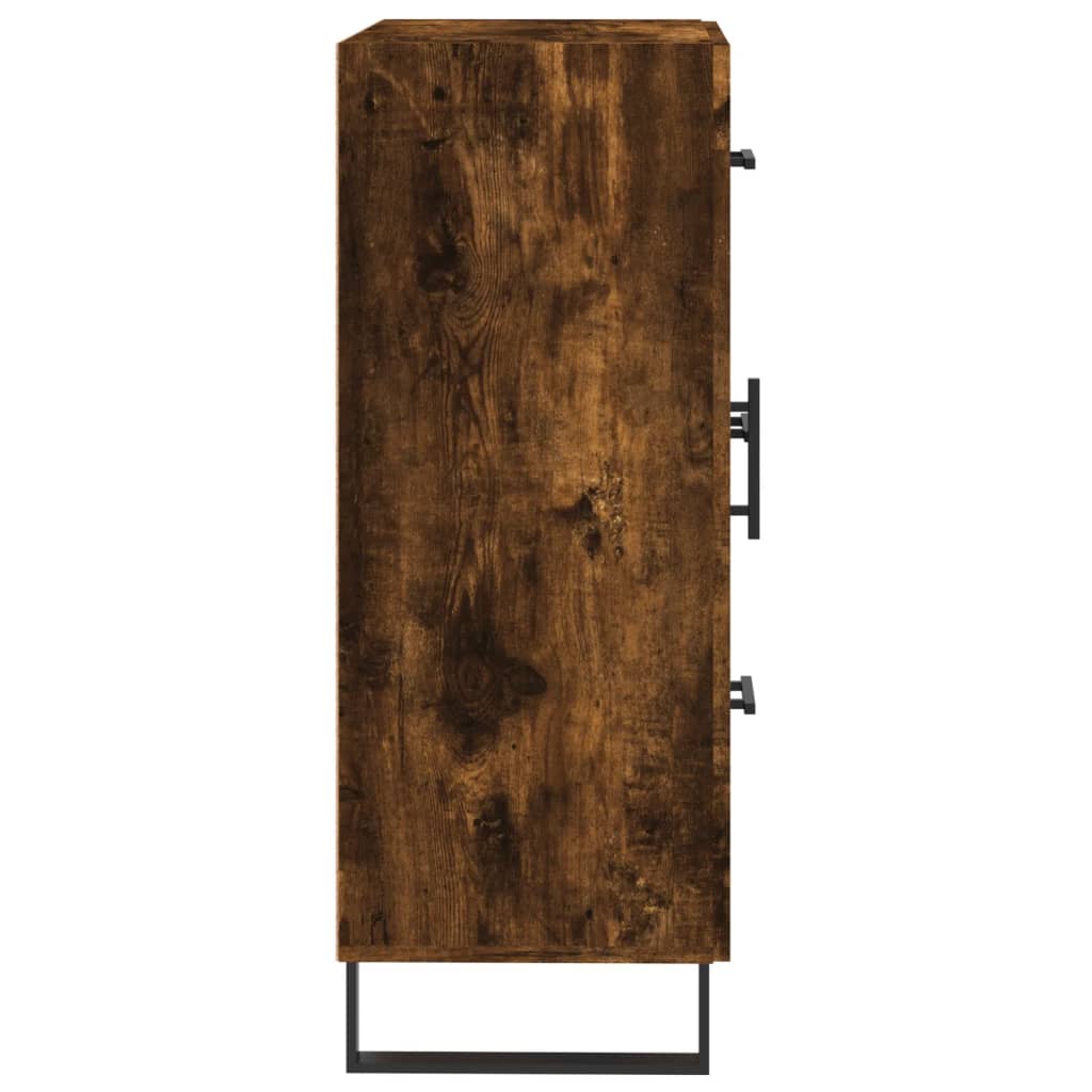 Sideboard Smoked Oak 69,5x34x90 cm Engineered Wood
