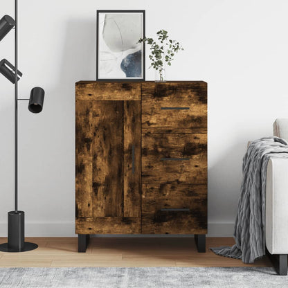 Sideboard Smoked Oak 69,5x34x90 cm Engineered Wood