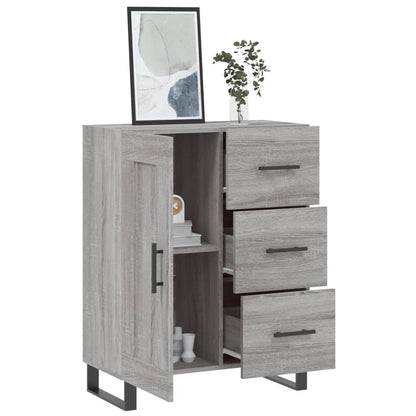 Sideboard Grey Sonoma 69.5x34x90 cm Engineered Wood