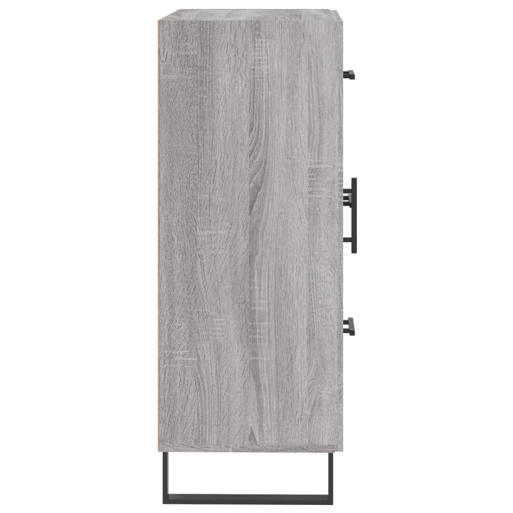 Sideboard Grey Sonoma 69.5x34x90 cm Engineered Wood