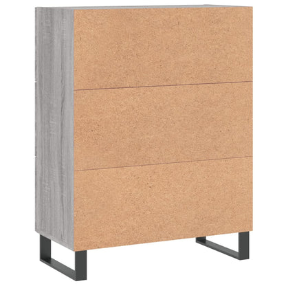 Sideboard Grey Sonoma 69.5x34x90 cm Engineered Wood