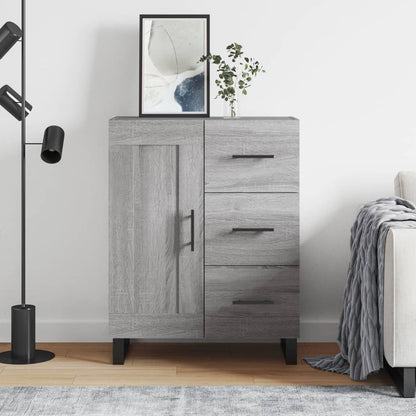 Sideboard Grey Sonoma 69.5x34x90 cm Engineered Wood