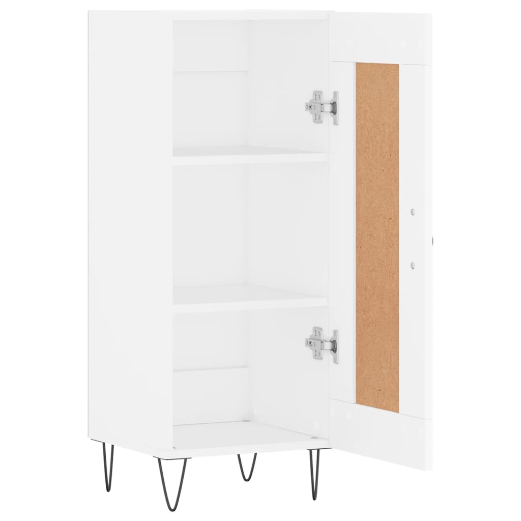 Sideboard White 34.5x34x90 cm Engineered Wood