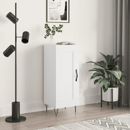 Sideboard White 34.5x34x90 cm Engineered Wood