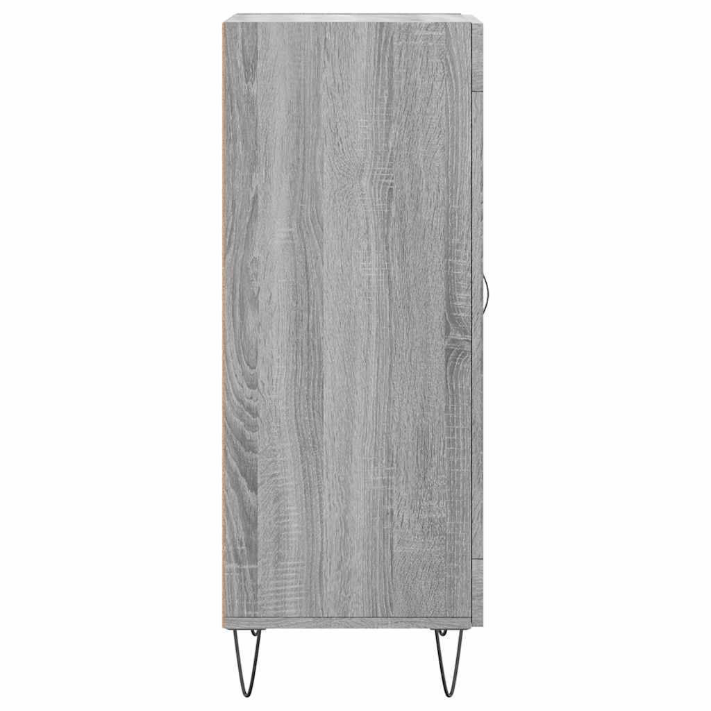 Sideboard Grey Sonoma 34.5x34x90 cm Engineered Wood