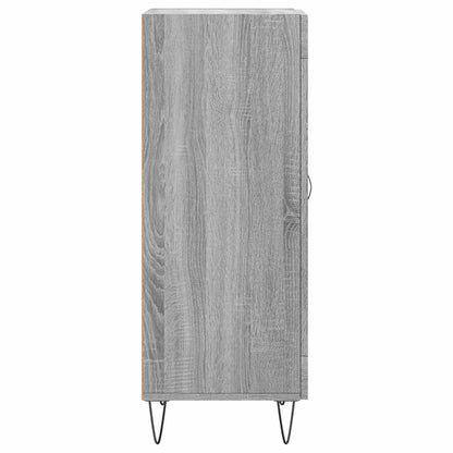 Sideboard Grey Sonoma 34.5x34x90 cm Engineered Wood