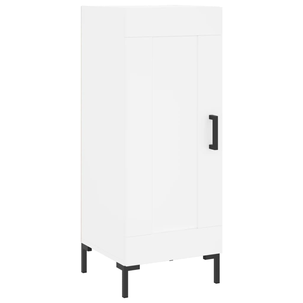 Sideboard White 34.5x34x90 cm Engineered Wood