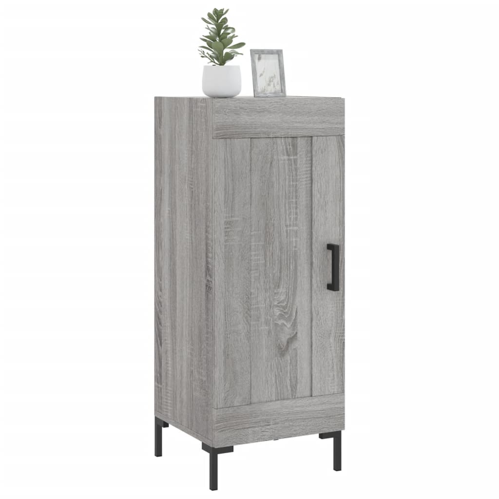 Sideboard Grey Sonoma 34.5x34x90 cm Engineered Wood