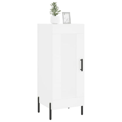 Sideboard White 34.5x34x90 cm Engineered Wood