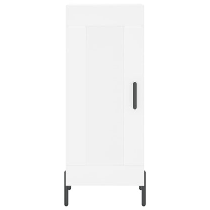 Sideboard White 34.5x34x90 cm Engineered Wood