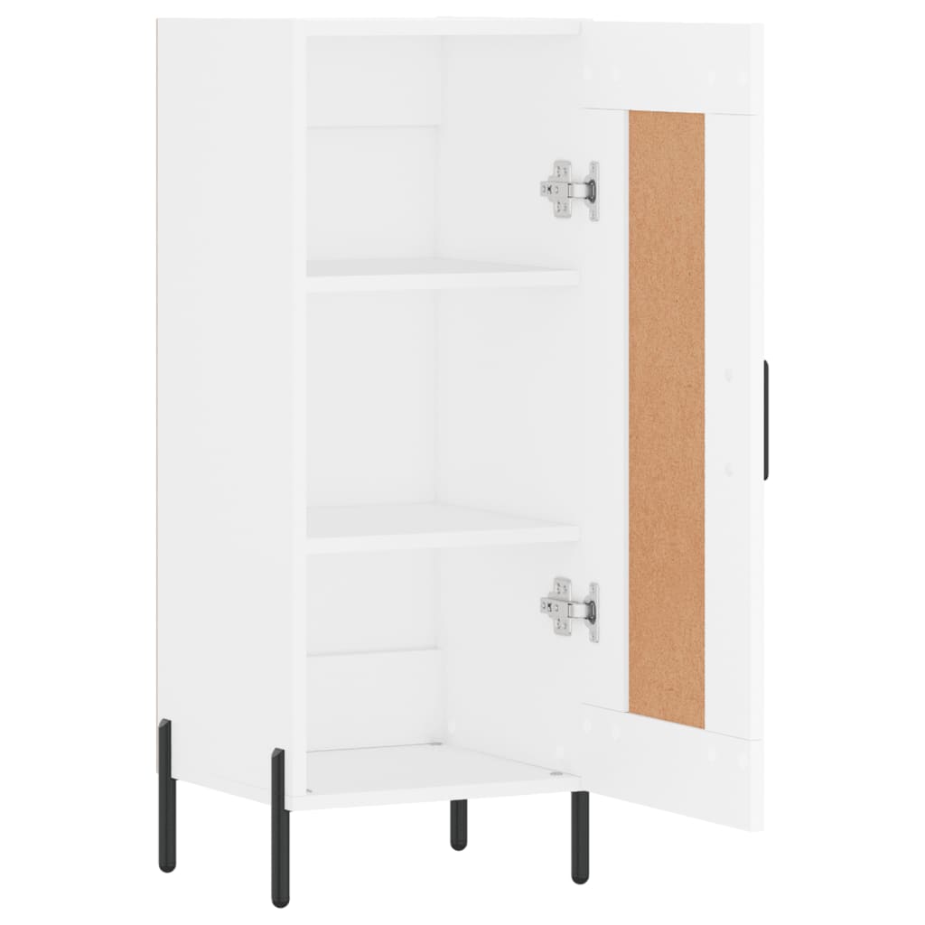 Sideboard White 34.5x34x90 cm Engineered Wood
