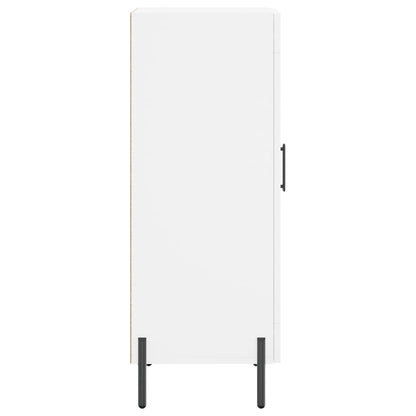 Sideboard White 34.5x34x90 cm Engineered Wood