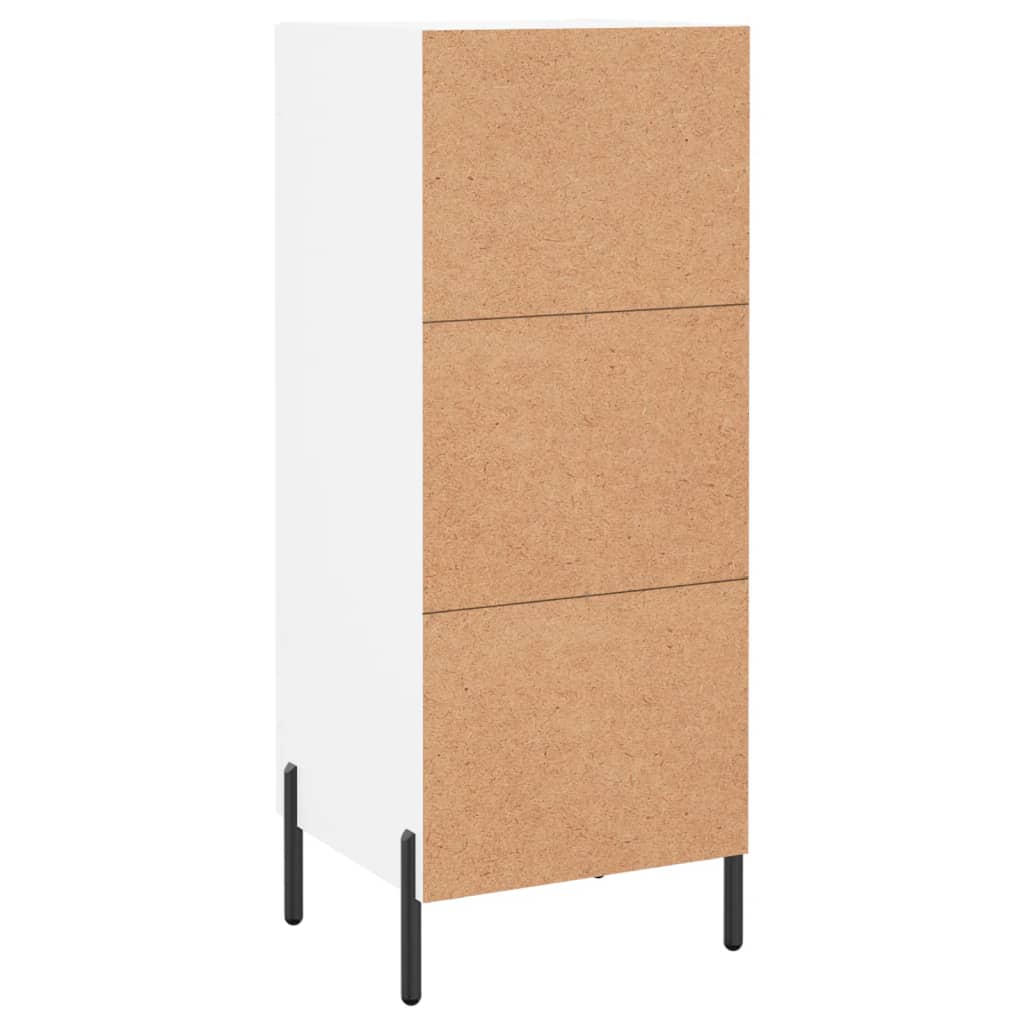 Sideboard White 34.5x34x90 cm Engineered Wood