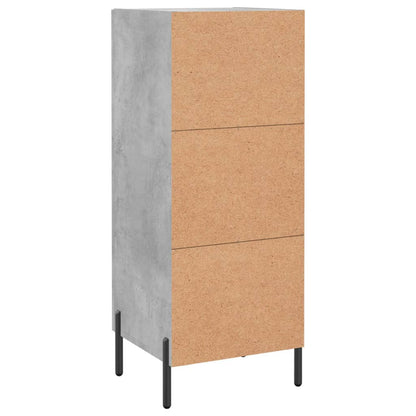 Sideboard Concrete Grey 34.5x34x90 cm Engineered Wood