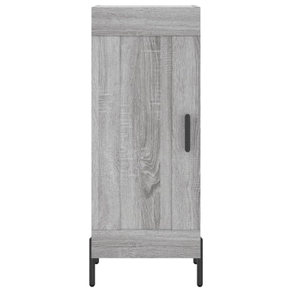 Sideboard Grey Sonoma 34.5x34x90 cm Engineered Wood