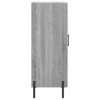 Sideboard Grey Sonoma 34.5x34x90 cm Engineered Wood