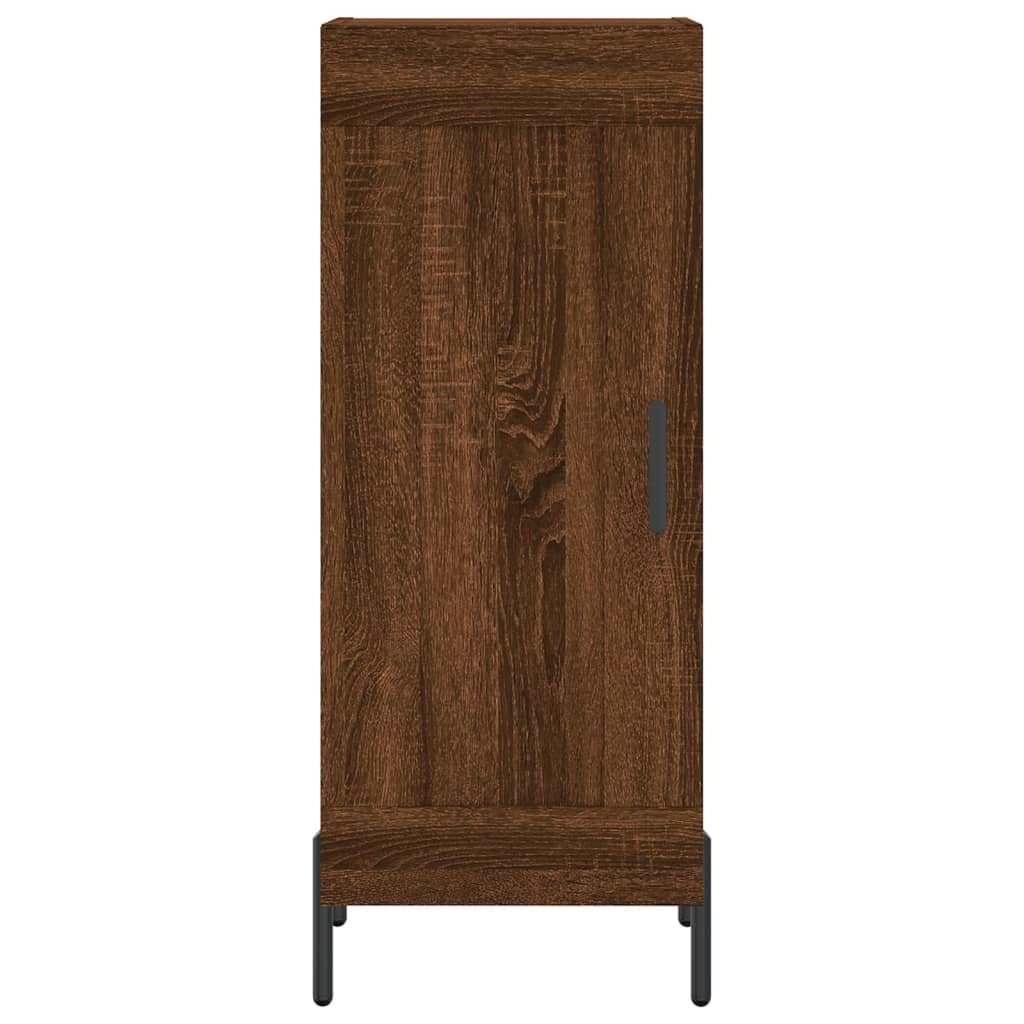 Sideboard Brown Oak 34.5x34x90 cm Engineered Wood