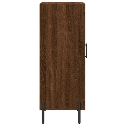 Sideboard Brown Oak 34.5x34x90 cm Engineered Wood