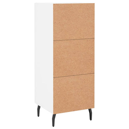 Sideboard White 34.5x34x90 cm Engineered Wood